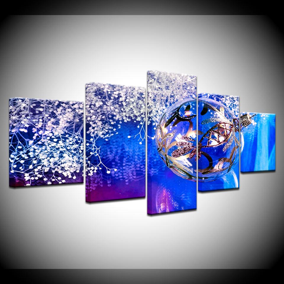 Canvas Painting Art bulb style 5 Pieces Wall Art Painting Modular Wallpapers Poster Print for living room Home Decor