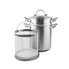Stainless Steel Spaghetti Pot, Asparagus Pot, Noodle Pot, Deep Frying Pot, Steaming Pot, Broth Pot, Steaming And Cooking Multifunctional Pot