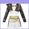 Kpop Demon Hunters Rumi Childrens Sequin Stage Costume With Short Pants For Dance Performances