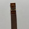 Used MARGARET HOWELL idea Margaret Howell Watch Square Pink Gold Mesh Belt