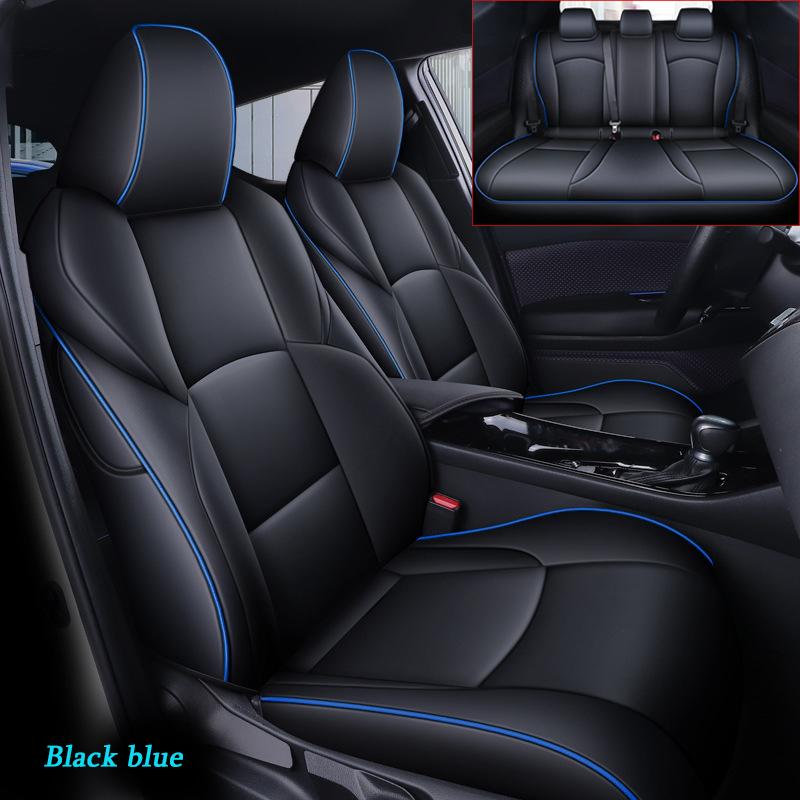 Car Styling Seat Cover For Toyota CHR 2018 2019 2020 2025 2025 2025 2025 Protecting Seat Cushion Leather Accessories -Full sets