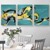 Abstract Whale Poster Blue Sea Modern Canvas Painting Animals Art Print Tiger Shark Wall Picture Minimalist Living Bedroom Decor