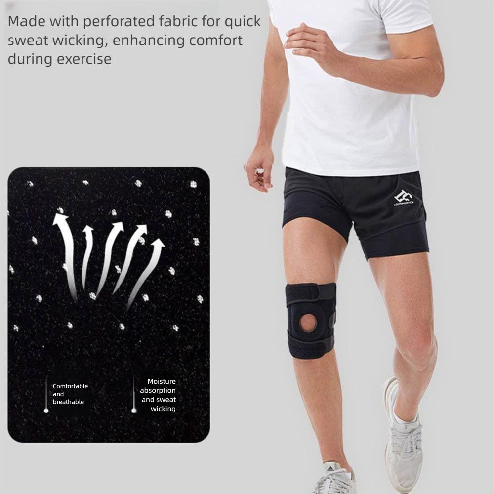 Leg Brace Protector Knee Support Brace Breathable Kneepad Patella Sports Gear Knee Pad Men Women