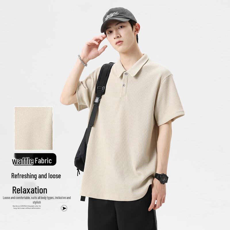 Baleno Men s Waffle Polo Shirt M