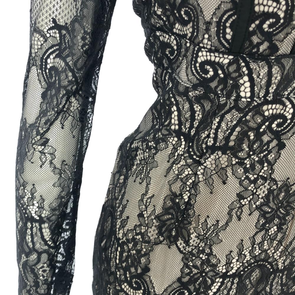 GRAXIA Cabaret Midi Tight Perfect for Hostess Long Bustier Sheer Size Small Dress, Dress, Dress, Hostesses, Clubs, Lounges, Sleeves, Style, Lace,