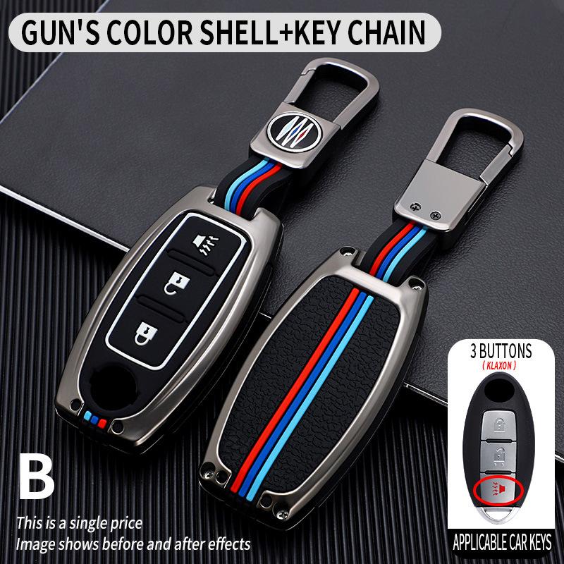 Applicable To The 14th Generation Xuanyi Key Set 2023 Teana Qashqai Qijun Jinke Tuda Car Case Buckle