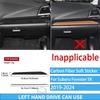 Real Carbon Fiber Car Accessories Gear Air Vent Set Trim Cover Soft Sticker For Subaru Forester SK      2024