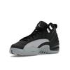 Air Jordan 12 Retro GS Barons Kids Sneakers Black Wolf-Grey White 153265-010
