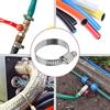 Stainless Steel Hose Clamp,   Pipe Clamp with Gr Mechanism, Reusable Hose for 20-35mm Diameter Hoses