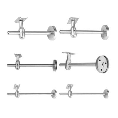Stainless Steel Extended Flat Stair Handrail Bracket Adjustable Staircase Handrail Bracket Easy To Installation
