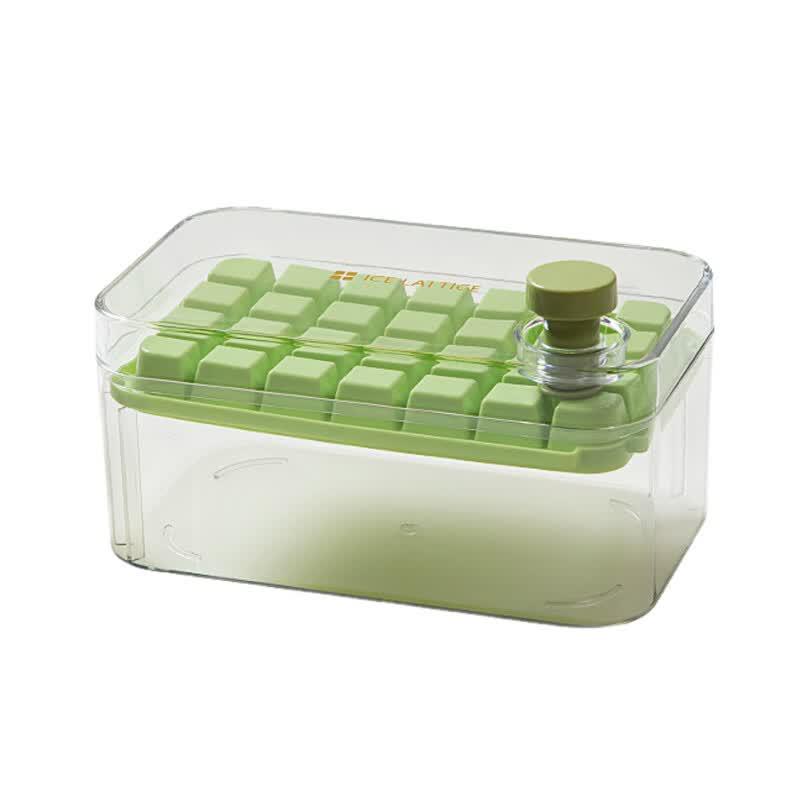 Food-Grade Silicone Ice Cube Tray with Scoop