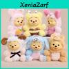 Tiger Bee Pooh Bear Plush Keychain With Soft Pp Cotton Filling For Girls Gift And Collectors
