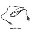 100/200/300cm USB Charging Cable for Game Controller Extension Power Cable Data Sync Cord Charging Wire Black