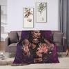 Rhea Ripley Wrestlers Vintage Flannel Blanket  Warm Soft Throw Blanket for Couch Bed Picnic Aesthetic Bedspread Sofa Bed Cover
