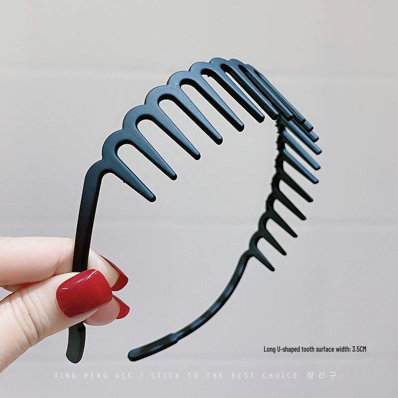 Damen Anti-Rutsch Mode Stirnband mit Zähnen für vielseitige Verwendung