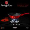 Wok with Granite Coating 28cm BERLINGER HAUS Metallic Line Burgundy BH-1267-N