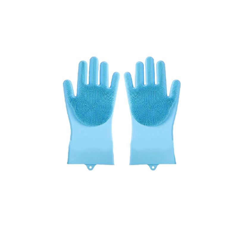 Pet Bath Gloves Pet Grooming and Cleaning Bathing and Shampooing Scratch Resistant and Bite Resistant Rubber Glove Pet Supplies