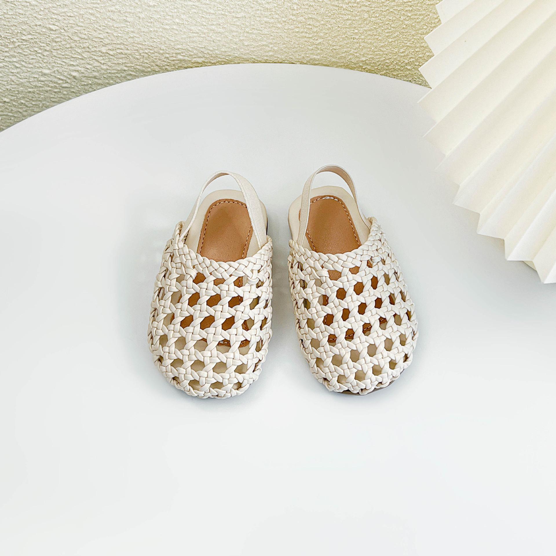 Children s Toddler Sandals Summer Kids Outdoor Flats Beach Shoes Baby Woven Fashion Causal Footwear Girl Princess Sandals 24