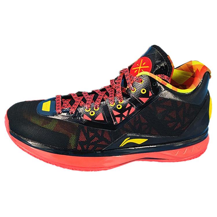 

LiNing WAY OF WADE 4 Cushioning Anti Slip And Wear Resistant Mid Top Basketball Shoes Men s Black Orange 44