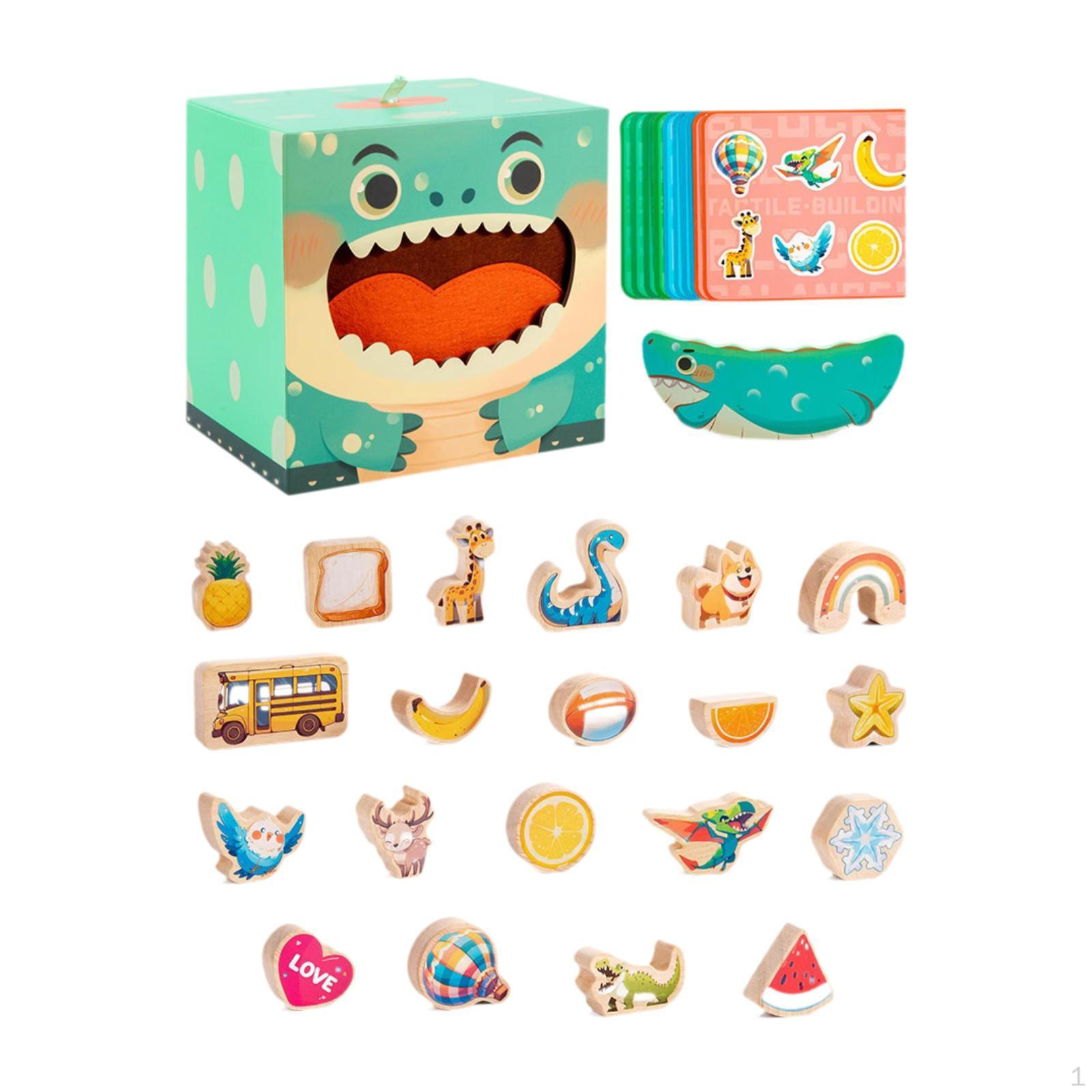 

Wooden Stacking Blocks Montessori Balance Toy Educational Toys for Children