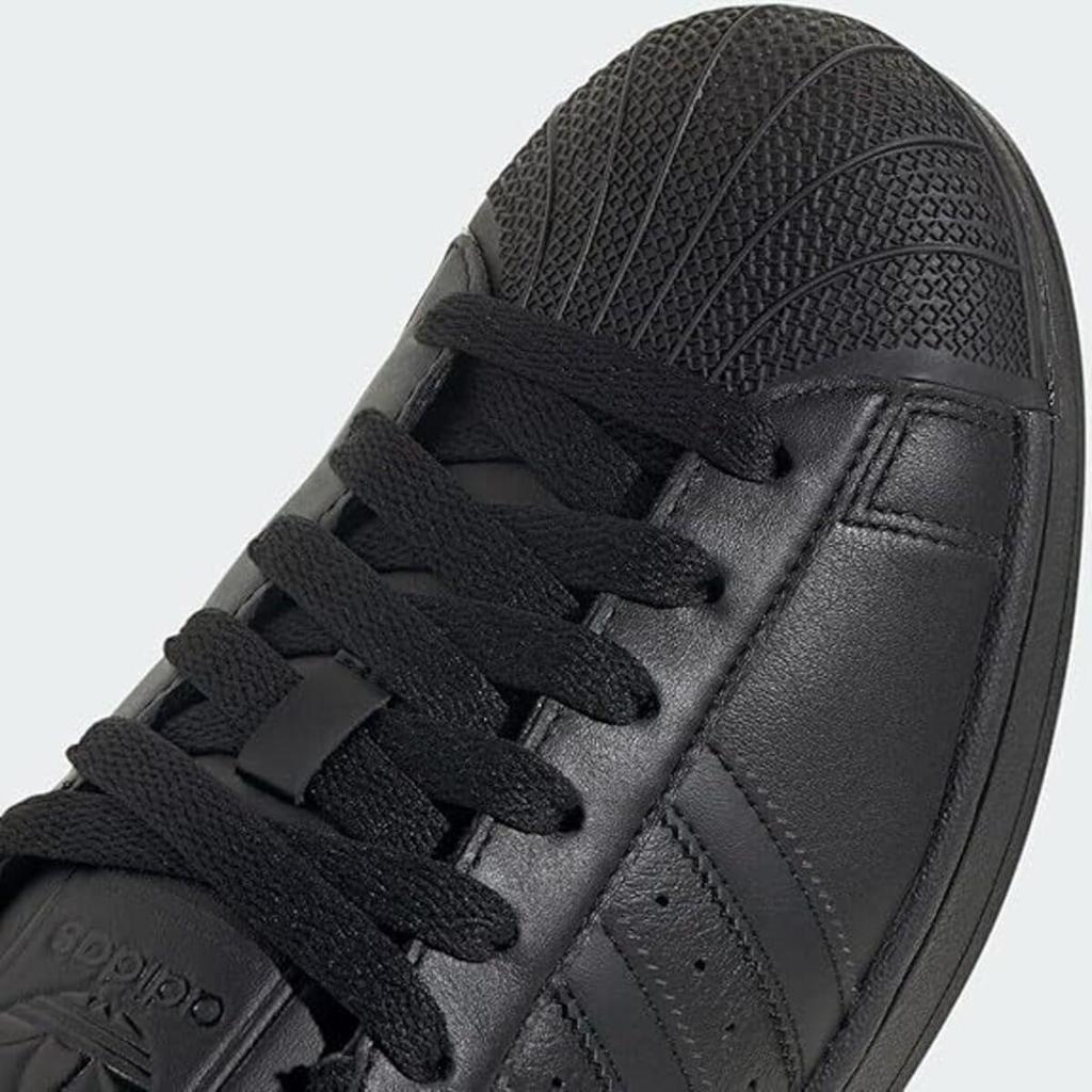 Adidas Superstar Core Size II, Black/Core Black/Core Black, JI0081, 23.0cm