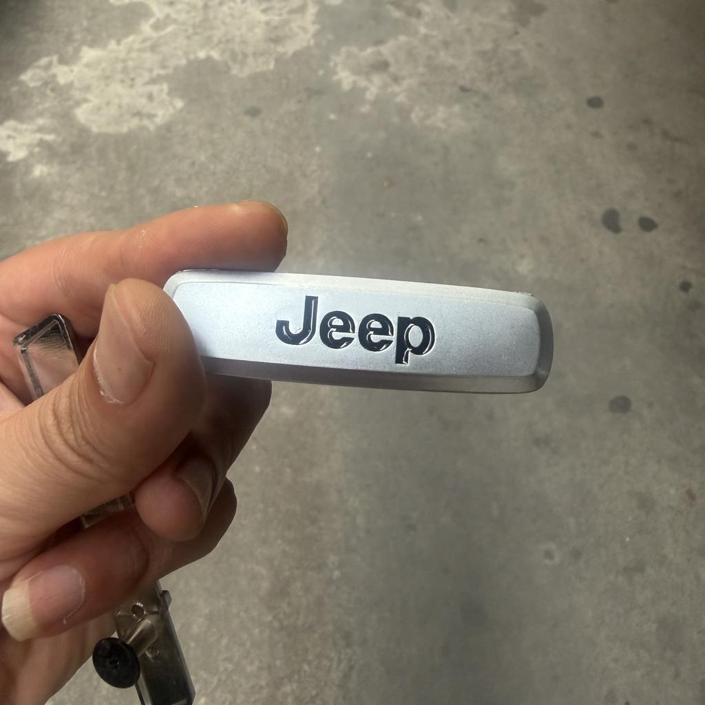 Car Styling Floor Mat Metal Emblem Stickers with screws For Jeep Badge Grand Badge Cherokee Wrangler Renegade Compass JK Patriot
