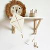 Easy Use Wall Decoration  Room Background Nursery Ornaments Wood Hanging Pendant Kite Wall Sticker Kite Wall Ornaments