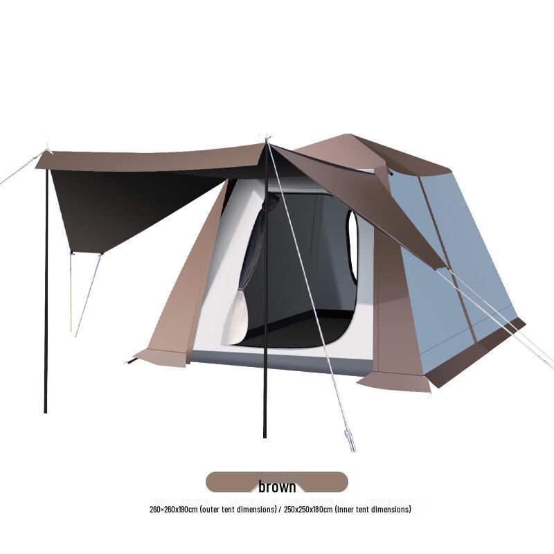 OEING Automatic Aluminum Alloy Outdoor Camping Tent 5-8 people
