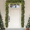 Realistic Cypress Leaves and Vine Cedar Christmas Fireplace Decoration