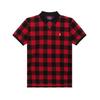 Polo FW22 Custom Slim Fit Check Logo Embroidered Short Sleeve Polo Shirt Men Polo Shirts MNPOKNI1N822035-620