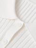 European Style Women's White Short Sleeve Knit Top - Spring 2026