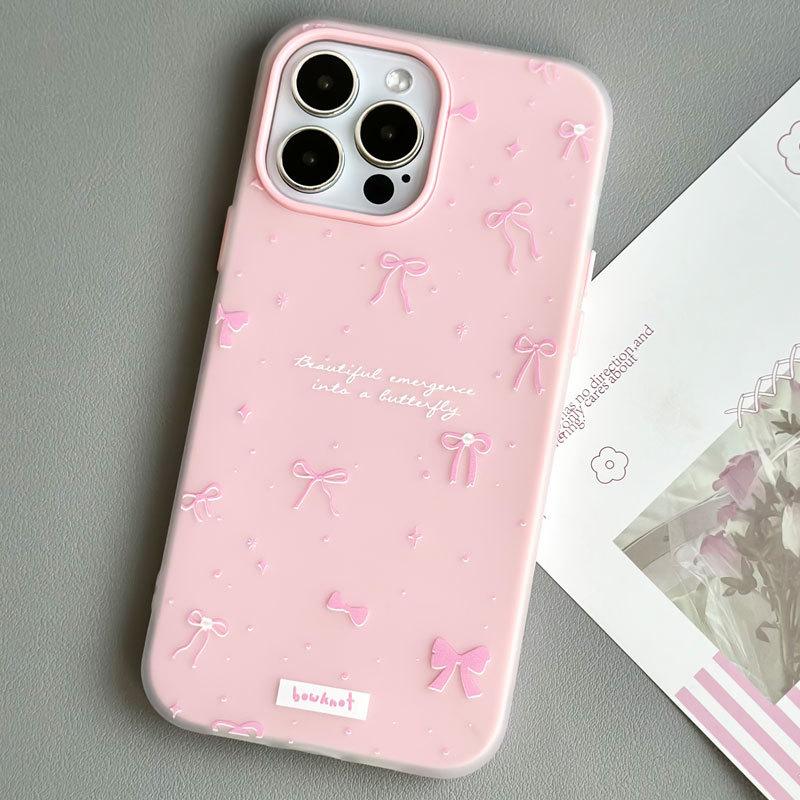 Skinny iPhone 16 Case Compatible and Fits 15 14 13/12/11promax /xsmax/xr Bowtie