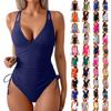 Women's Color Swimwear Sense Bikini With Chest Pad No Steel Bra Swimwear