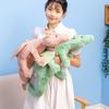 Kawaii New High Quality Simulation Snow Dragon Colorful Plush Toys Soft Wing Doll Birthday Gift Home Decor