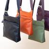 Toyooka Kobo Lightweight Shoulder Bag, Approximately 300g, Unisex, Genuine Leather, Crossbody, Camel, 4383-08
