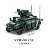 Hummer de Guerra AH64 Stryker Tanque Blindado Coche Soldado del Ejército de EE. UU. Guerra Moderna Armas Modelo Bloques de Construcción Ladrillo Niños Niños Juguetes