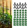 50 Pieces Plants Connector Clip, Plastic Layers Rod Clamps for Tomato Cage