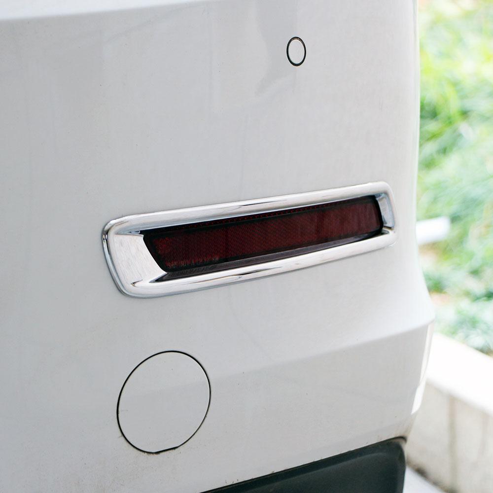 Rear Fog Lamp Fog Light Fog Lights Cover Trim Sticker for Chevrolet Malibu 2012 2013 2014 2015 Car ABS Chrome Accessories