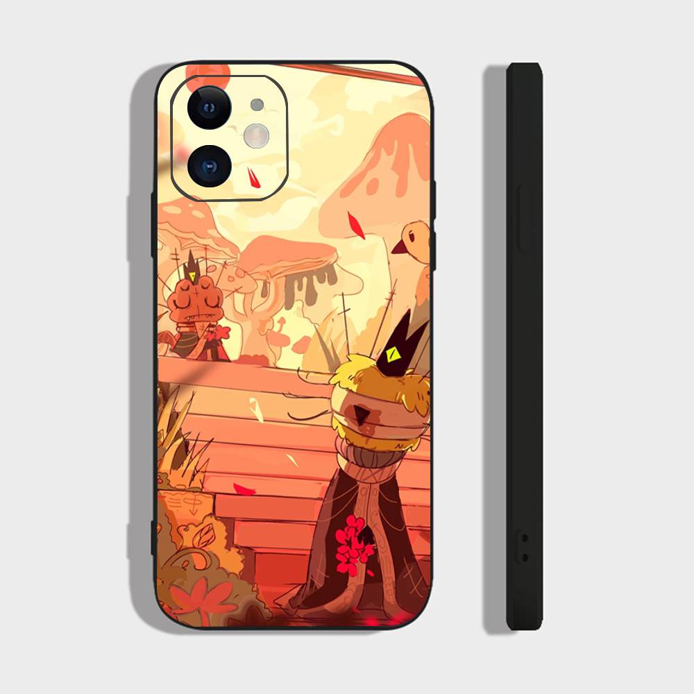 

Cult Of The L-Lamb Anime Adventure Video Game Phone Case For IPhone 17 Air 16 15 14 13 Pro Max 11 12 Black Silicone Cover IPHONE 11