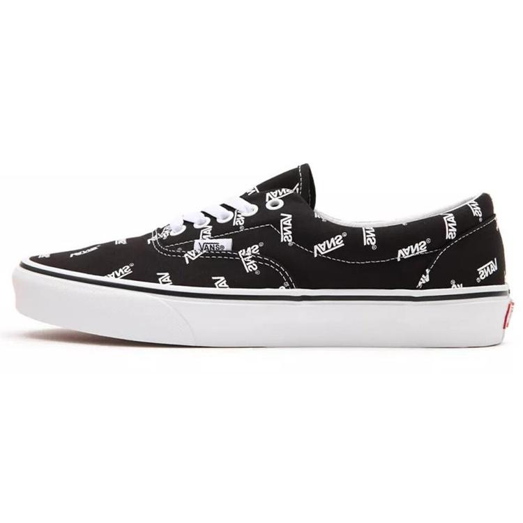 Vans Era Allover Logo - Black White Men s VN0A54F1QW7 EU 37