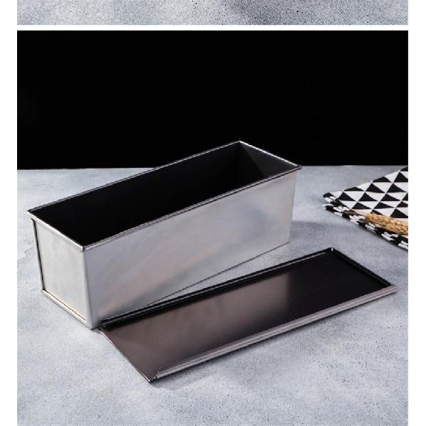 Čtvercový plech na chléb Dortová krabička Forma s víkem Hliníková slitina Nepřilnavá pánev Mini plech na pečení Pekáč kutilské pečení dortů