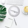 25cm Round Protractor Ruler Plastic Math Measuring Tool Full Center Angle Protractor Math Protractor