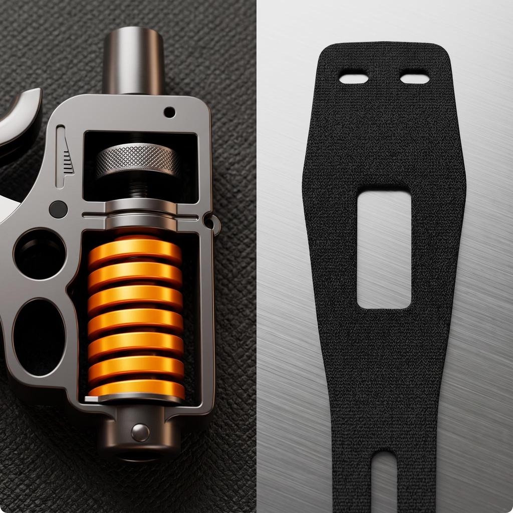 Adjustable Hand Gripper Ergonomic Handle Grip Strength Portable TFCC Wrist Strap Brace Elastic