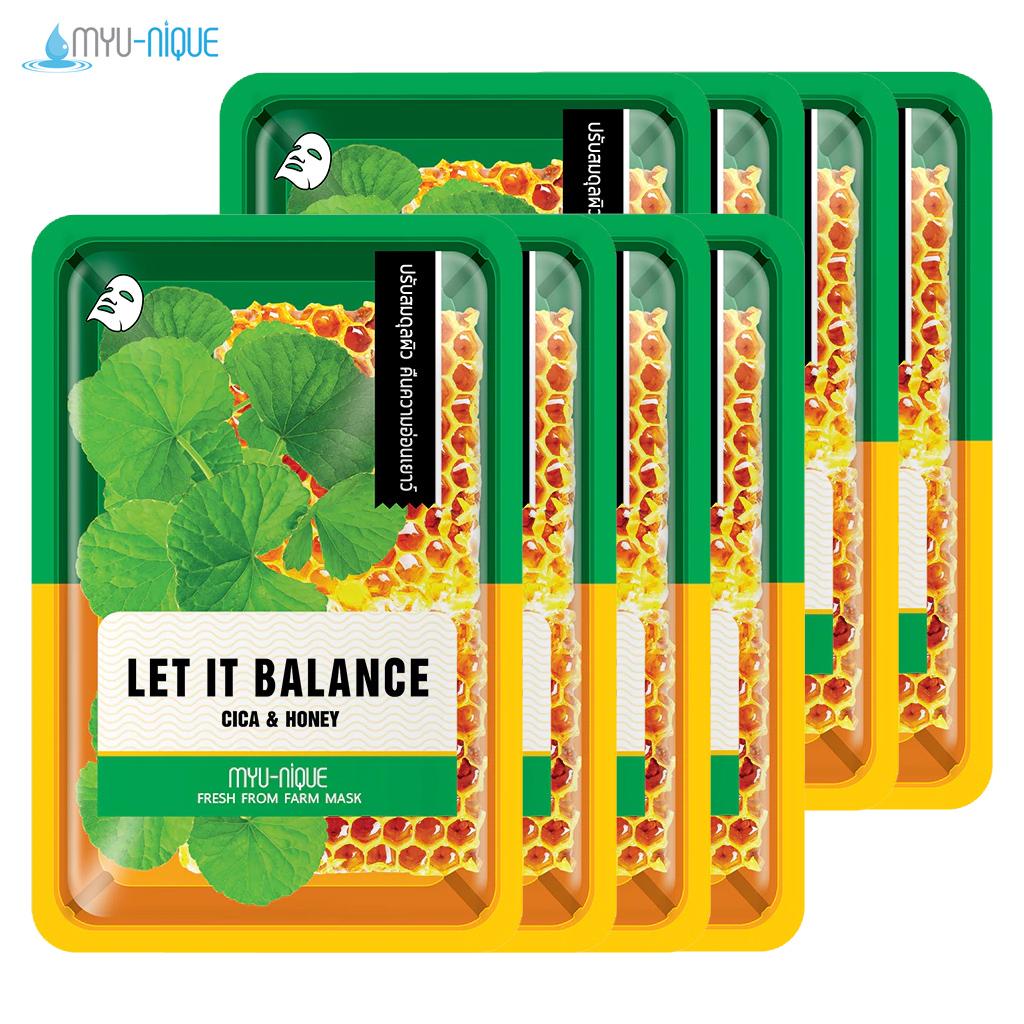 Sada pleťových masek Myu-Nique Fresh From Farm (25 g. x 8 ks)