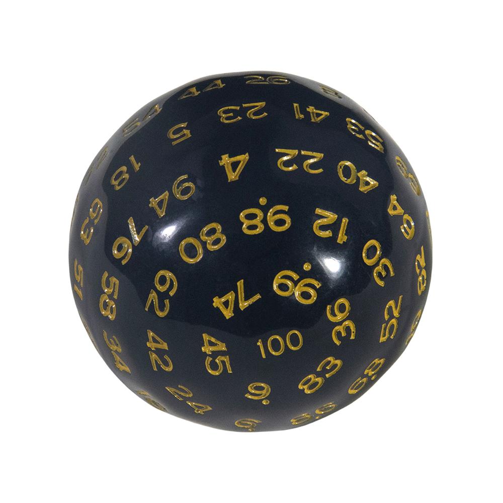 100 Sided Acrylic Dices D100 Dice with Bag for Table Board Role Playing Game Bar Club Tabletop Game Playing Board Game Accessories