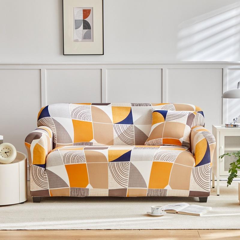 Anti Slip and Dust Proof Fabric Sofa Cover Cloth Ins Wind Elastic Sofa Cover Sofa Towel All Inclusive for All Seasons