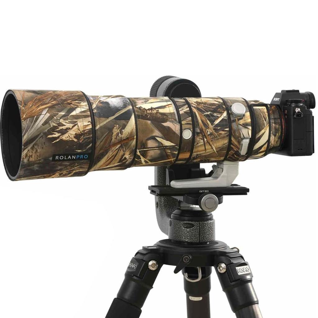 RolanPro Camouflage Lens Compatible with Sony FE G OSS Coated Lens Protective Sleeve Case Waterproof Cover, 200-600mm F5.6-6.3 - #39,