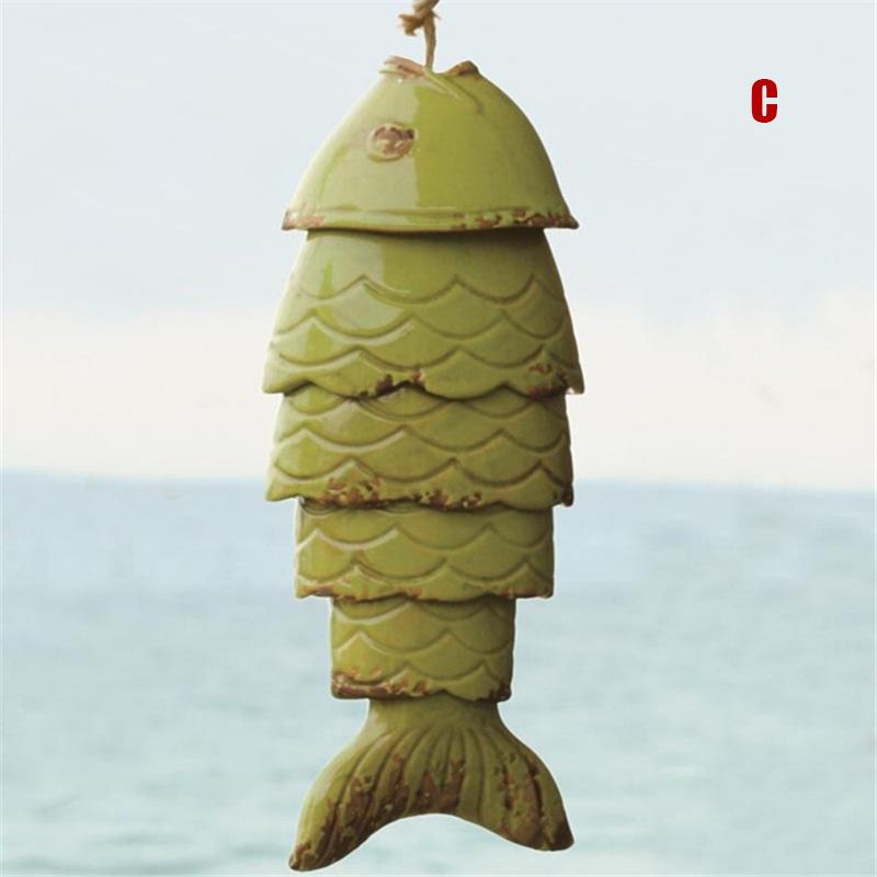 Colored Koi Fish Wind Chime Durable & Not Easy To Break And Fade Wind Chime Gifts for Mom Women Holiday