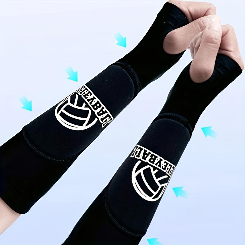 

Дышащие волейбольные рукава для рук Удобные, без запаха эластичные спортивные напульсники для баскетбола и волейбола, рукава для рук для спорта чёрный