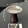 Nordic Ins Style Stainless Steel Dessert Cup with Wooden Legs – Versatile Bowl for Ice Cream Elegant Tableware for Home